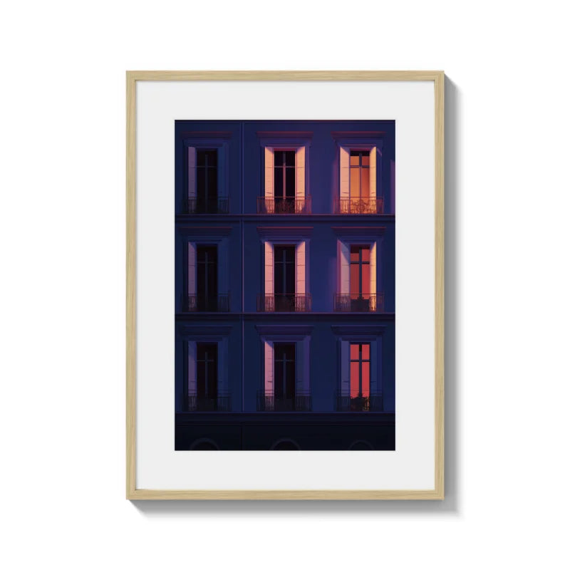 Framed Fine Art Prints Total Size Options - Oak - Framed Fine Art Prints