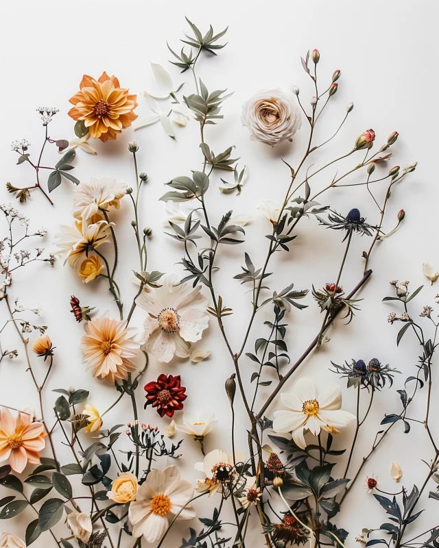 Framed Floral Canvas Prints for Wall Decor - Ready to Hang Canvas Prints