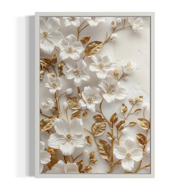 Framed Floral Canvas Prints Wall Art - Ready to Hang Canvas Prints