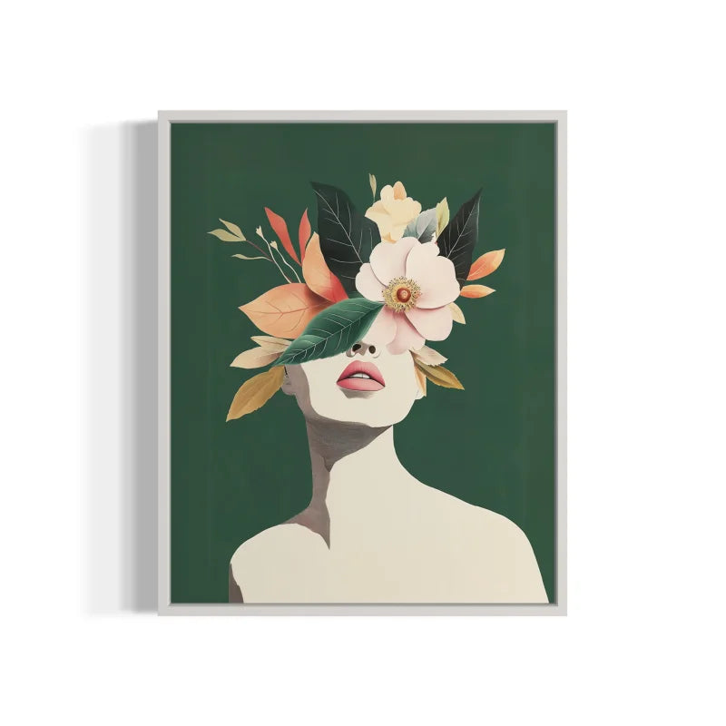 Framed Floral Portrait Canvas Prints - Ready to Hang Canvas Prints