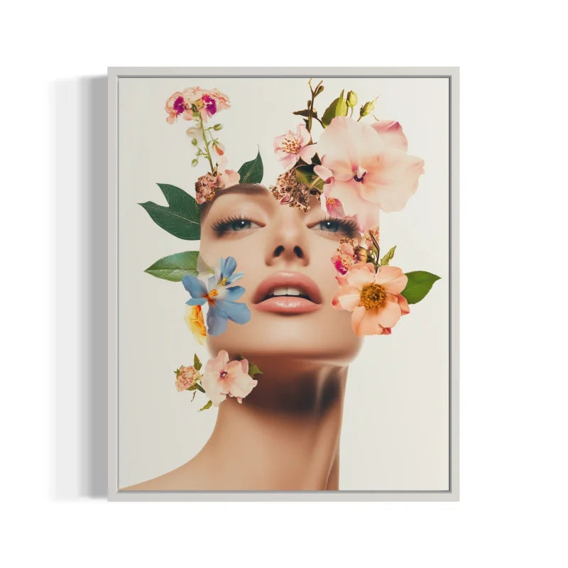 Framed Floral Portrait Canvas Prints - Ready to Hang Canvas Prints