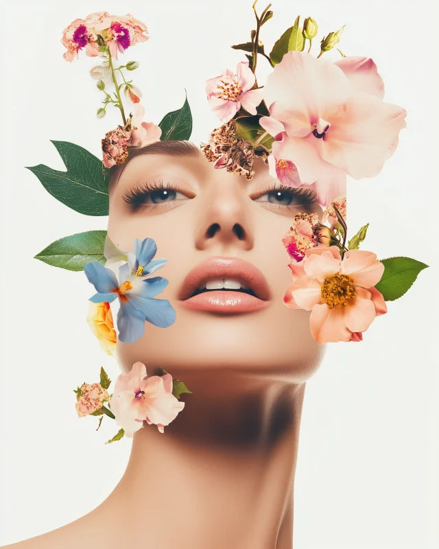 Framed Floral Portrait Canvas Prints - Ready to Hang Canvas Prints