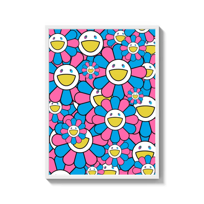 Framed Flower Canvas Prints Wall Art - Ready to Hang Canvas Prints