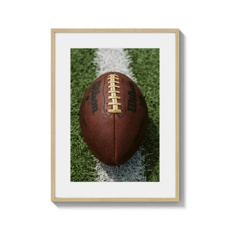 Framed Football Fine Art Prints - Framed Fine Art Prints