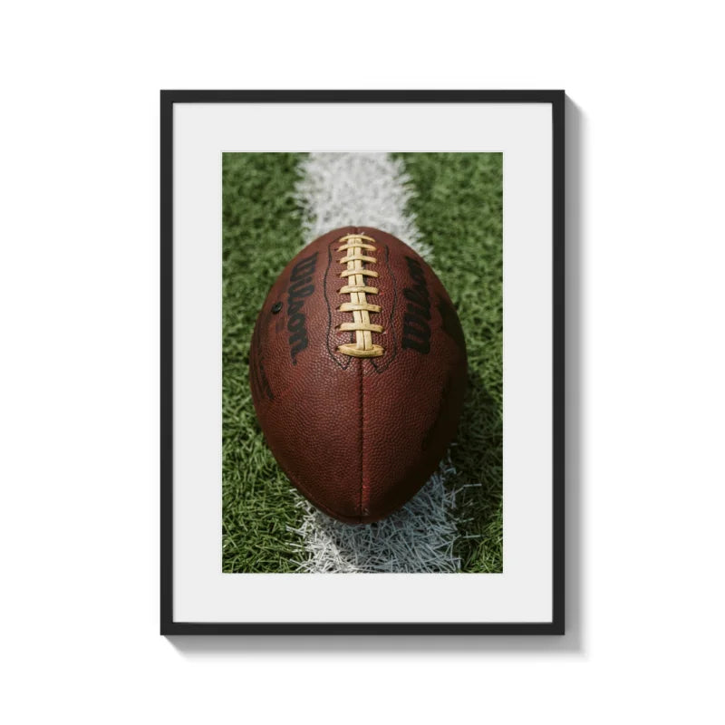 Framed Football Fine Art Prints - Framed Fine Art Prints