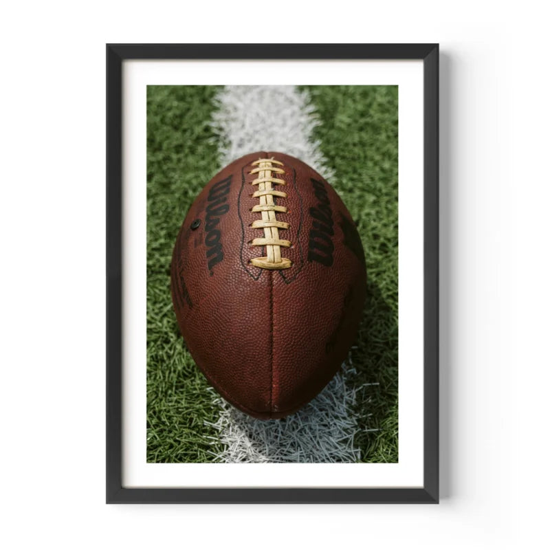 Framed Football Fine Art Prints - Framed Fine Art Prints
