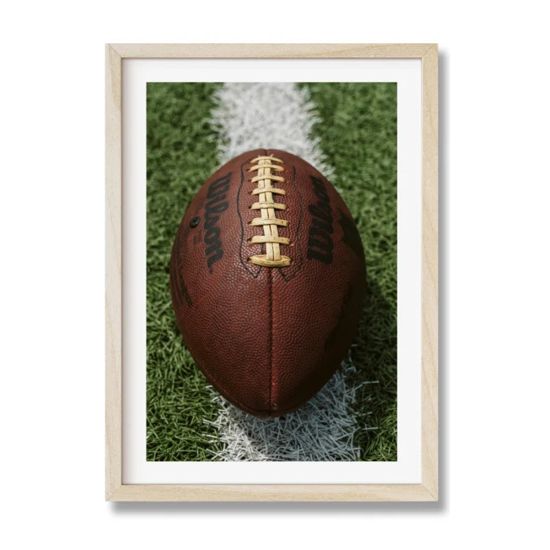 Framed Football Fine Art Prints - Framed Fine Art Prints
