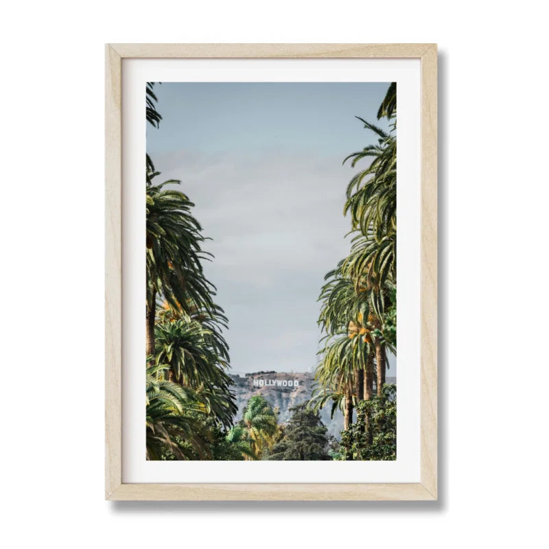 Framed Hollywood Sign Fine Art Print - Framed Fine Art Prints