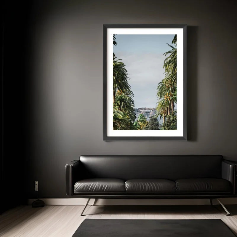 Framed Hollywood Sign Fine Art Print - Framed Fine Art Prints