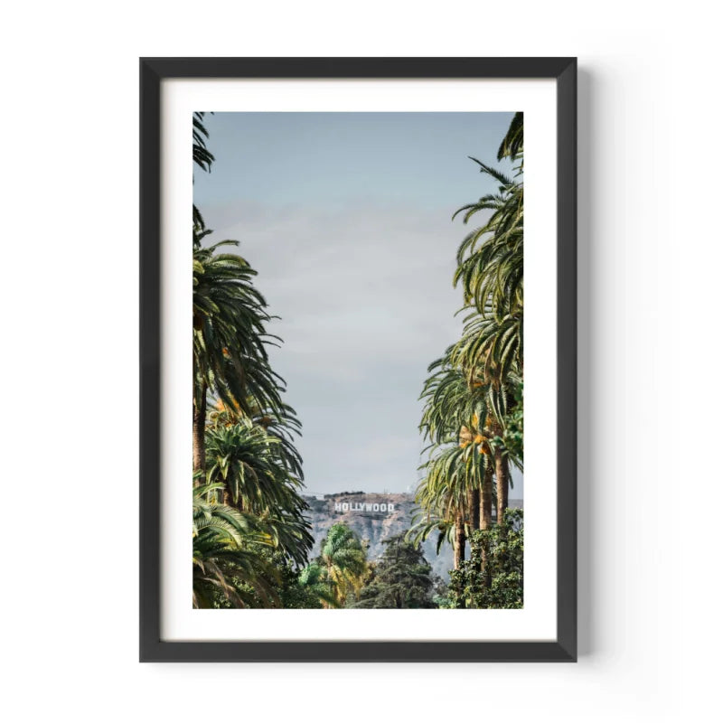 Framed Hollywood Sign Fine Art Print - Framed Fine Art Prints