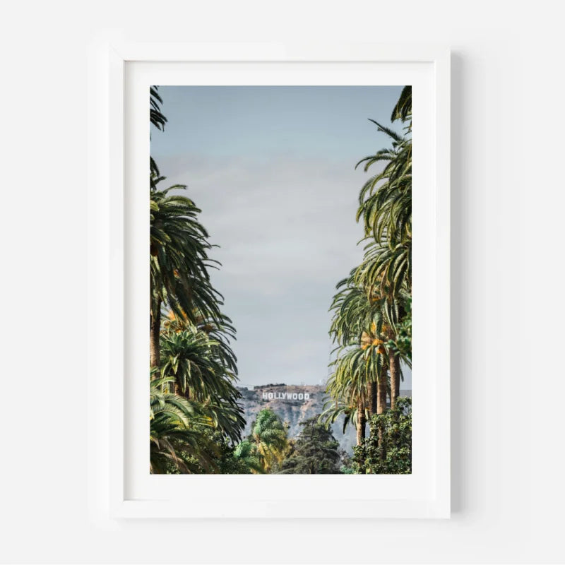 Framed Hollywood Sign Fine Art Print - Framed Fine Art Prints