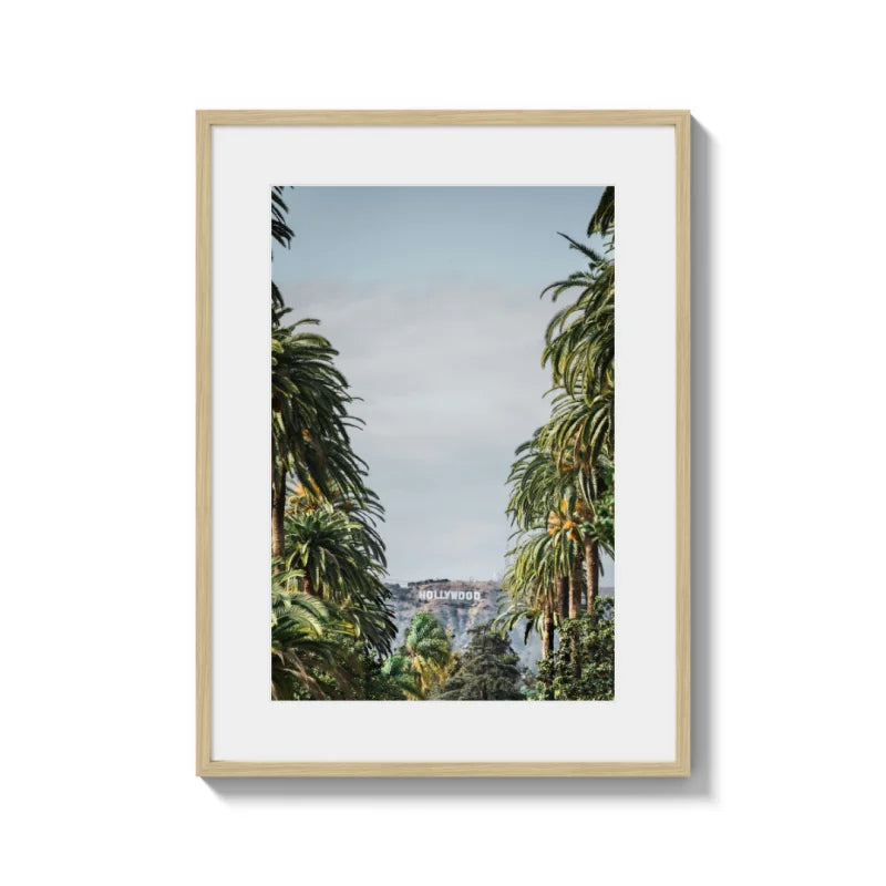 Framed Hollywood Sign Fine Art Print - Framed Fine Art Prints