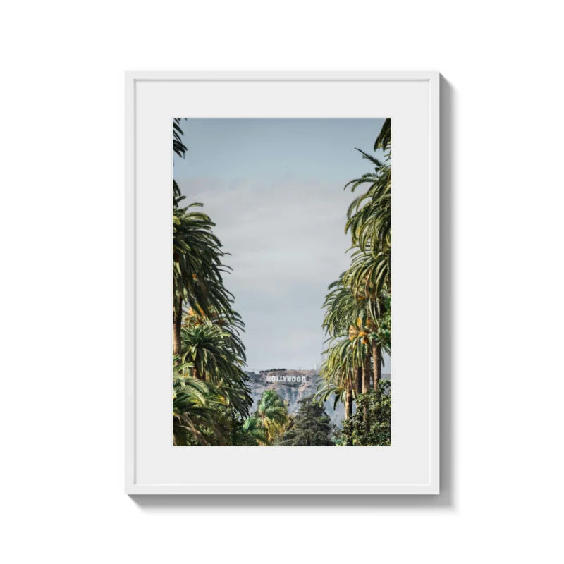 Framed Hollywood Sign Fine Art Print - Framed Fine Art Prints
