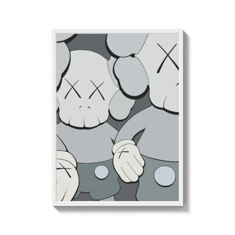 Framed KAWS Canvas Prints Ready to Hang - Ready to Hang Canvas Prints