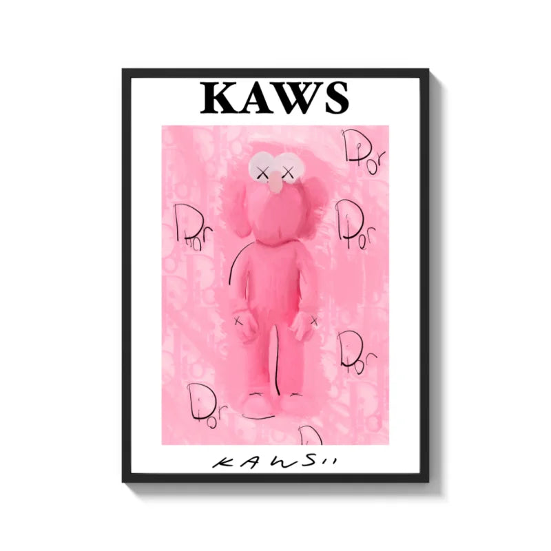 Framed KAWS Canvas Prints Ready to Hang Art - Ready to Hang Canvas Prints