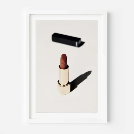 Framed Lipstick Fine Art Print Timeless Elegance - Framed Fine Art Prints