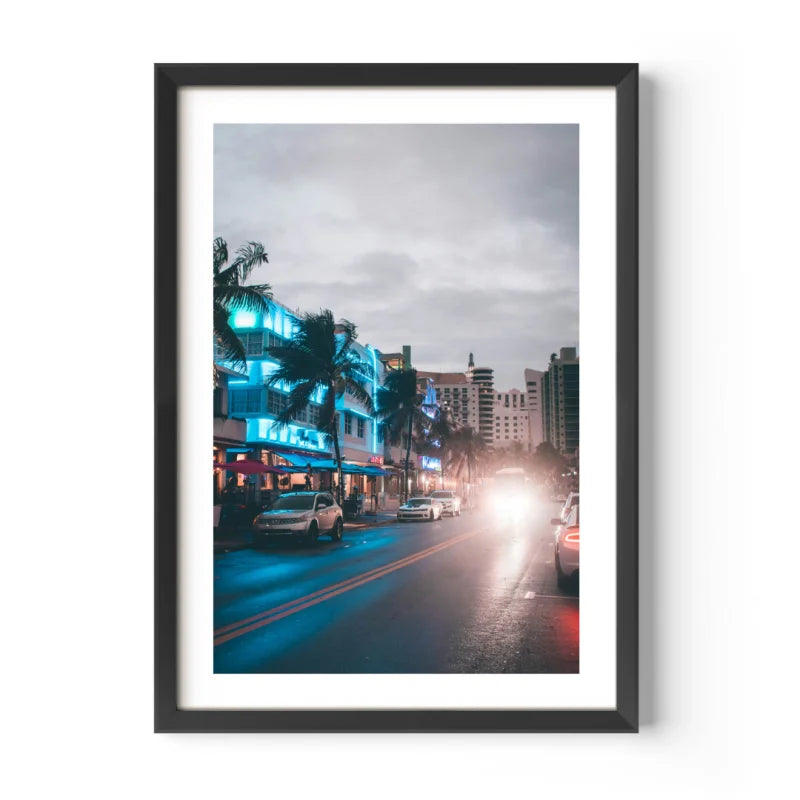 Framed Miami Fine Art Print - Framed Fine Art Prints