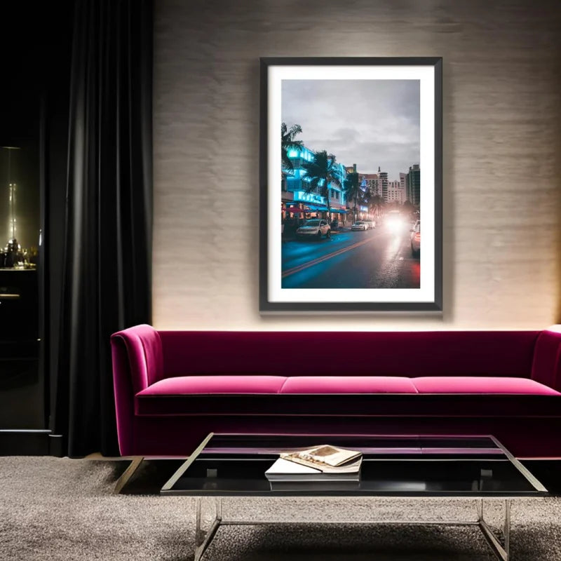 Framed Miami Fine Art Print - Framed Fine Art Prints
