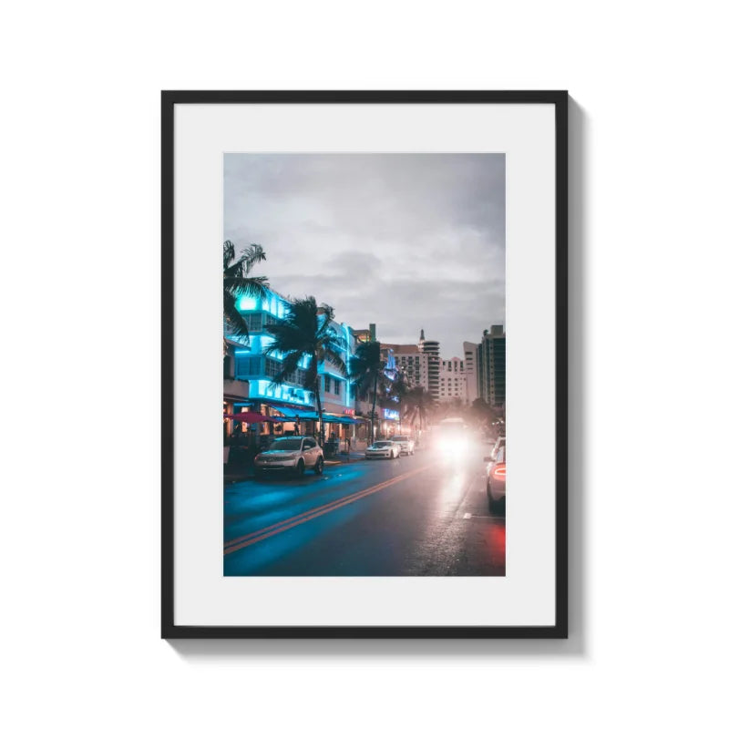 Framed Miami Fine Art Print - Framed Fine Art Prints