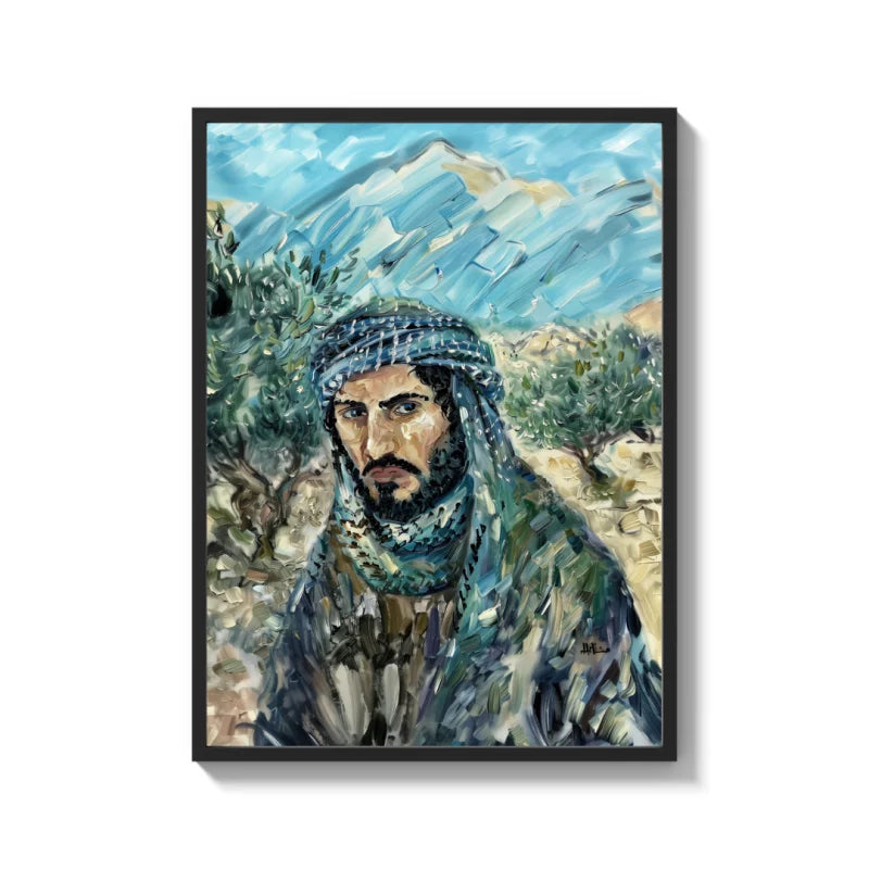 Framed Middle Eastern Man Canvas Prints - Ready to Hang Canvas Prints