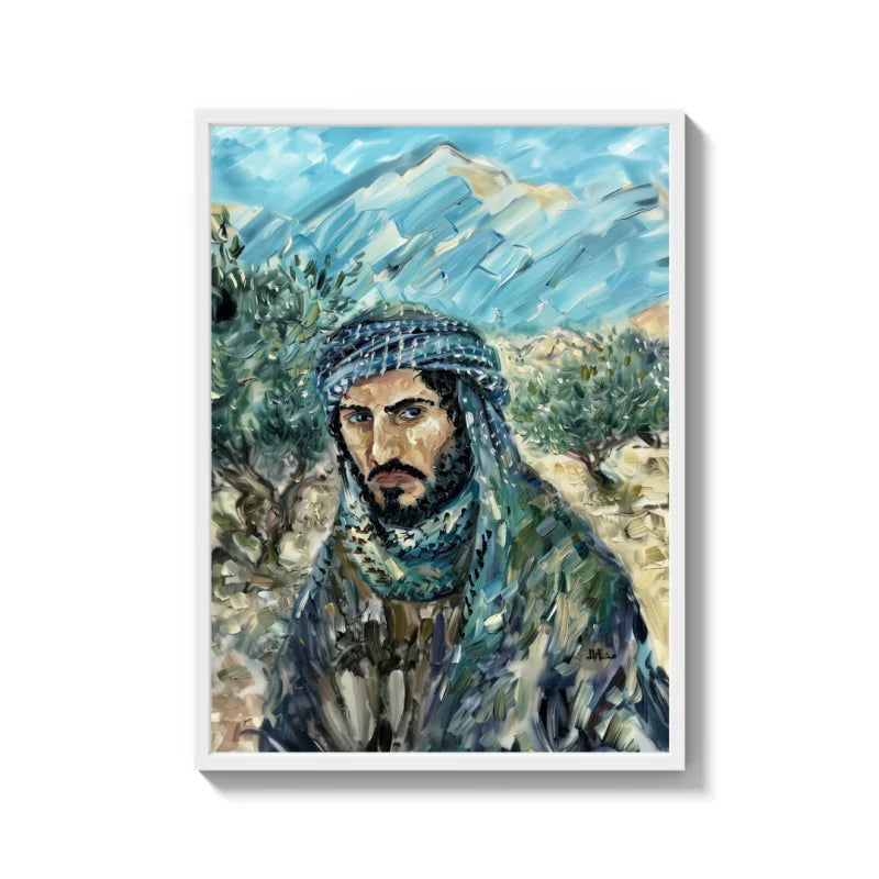 Framed Middle Eastern Man Canvas Prints - Ready to Hang Canvas Prints
