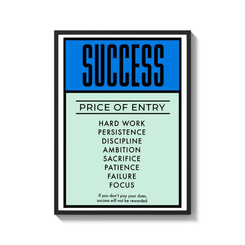 Framed Motivational Canvas Prints for Your Space - Ready to Hang Canvas Prints