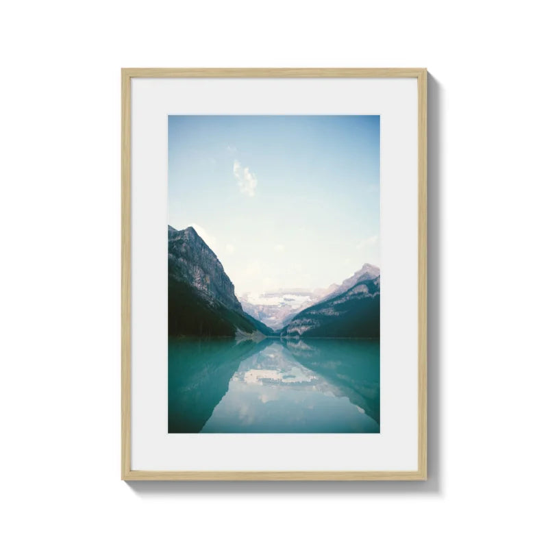 Framed Mountain Lake Fine Art Print - Framed Fine Art Prints