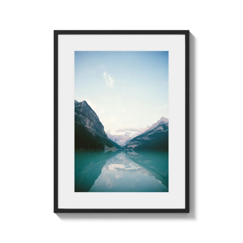 Framed Mountain Lake Fine Art Print - Framed Fine Art Prints