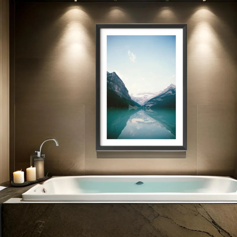 Framed Mountain Lake Fine Art Print - Framed Fine Art Prints