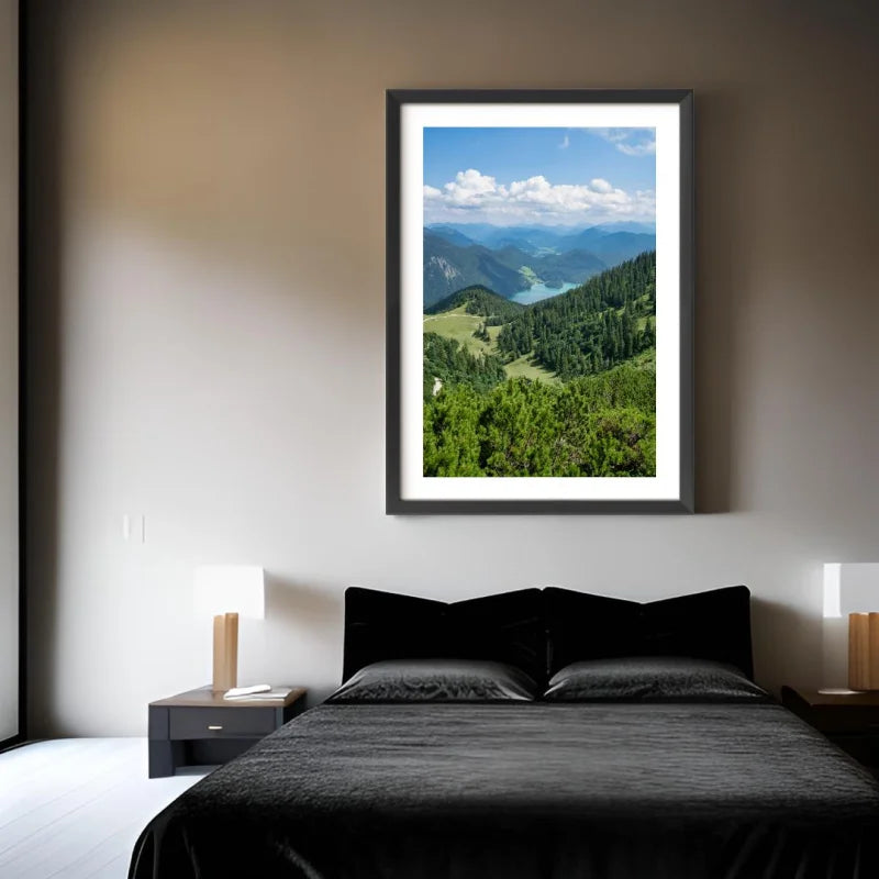 Framed Mountain Landscape Fine Art Print - Framed Fine Art Prints