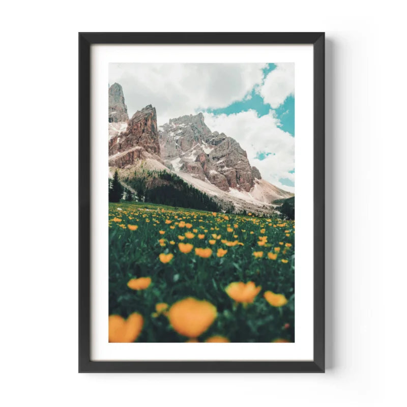 Framed Mountain Landscape Fine Art Print - Framed Fine Art Prints