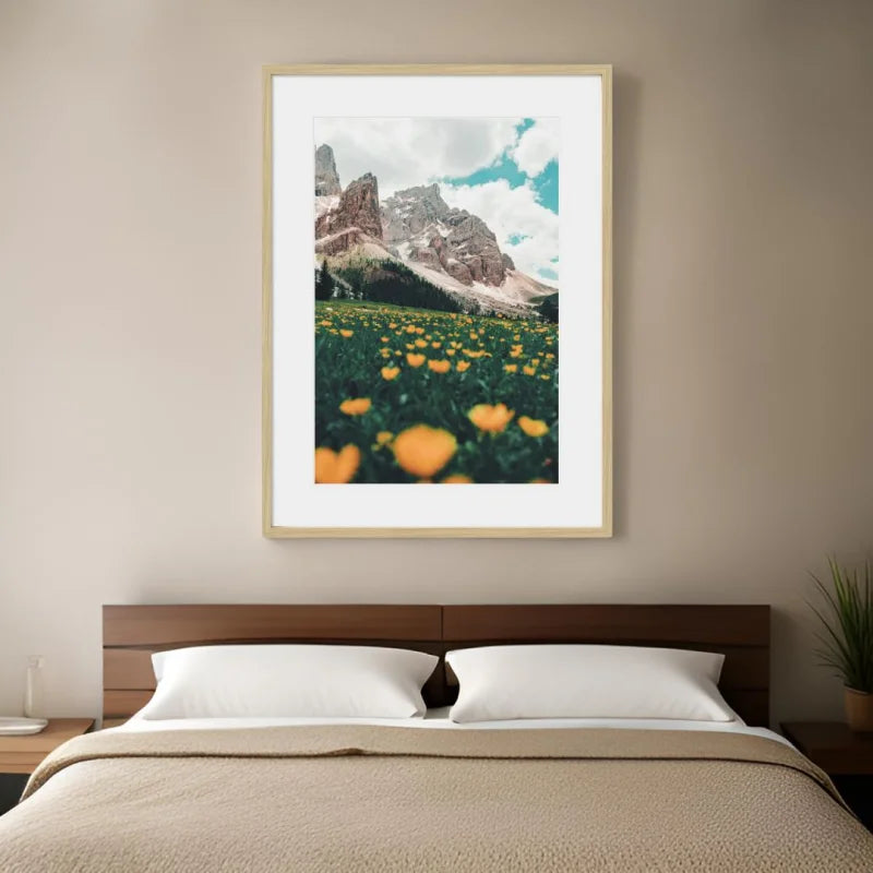 Framed Mountain Landscape Fine Art Print - Framed Fine Art Prints