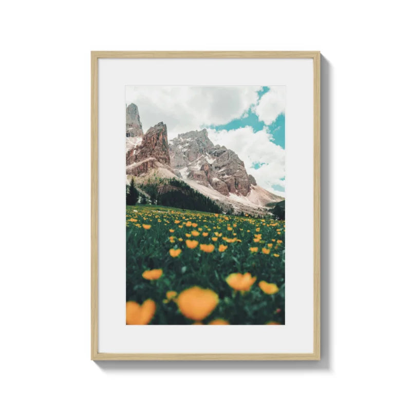 Framed Mountain Landscape Fine Art Print - Framed Fine Art Prints