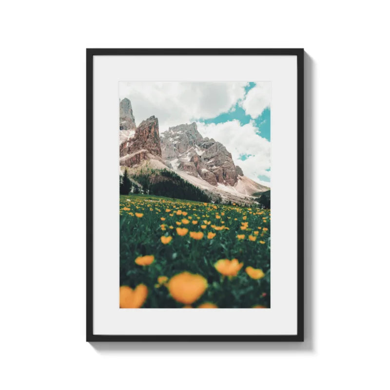 Framed Mountain Landscape Fine Art Print - Framed Fine Art Prints