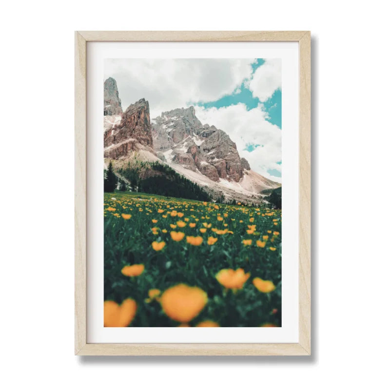 Framed Mountain Landscape Fine Art Print - Framed Fine Art Prints