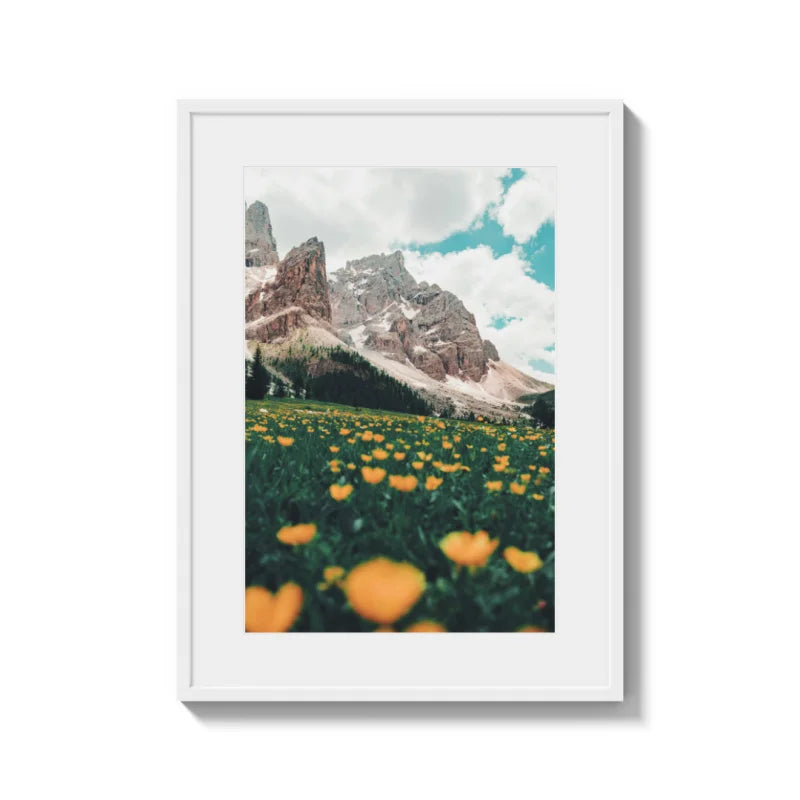 Framed Mountain Landscape Fine Art Print - Framed Fine Art Prints