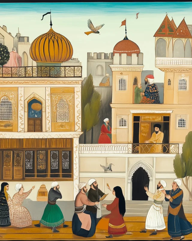 Framed Mughal Canvas Prints Breaking Borders - Ready to Hang Canvas Prints