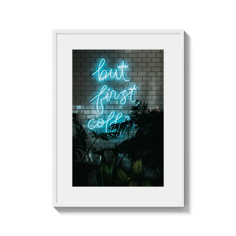 Framed Neon Fine Art Prints - Luxury & Lifestyle (Framed Fine Art)