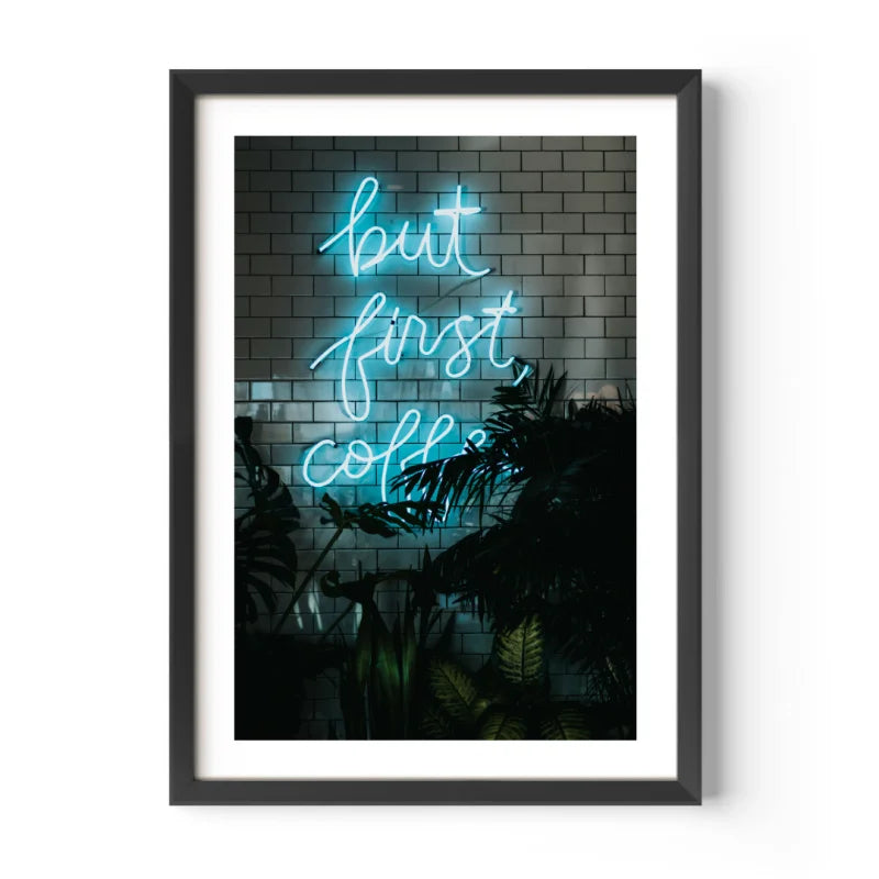 Framed Neon Fine Art Prints - Luxury & Lifestyle (Framed Fine Art)