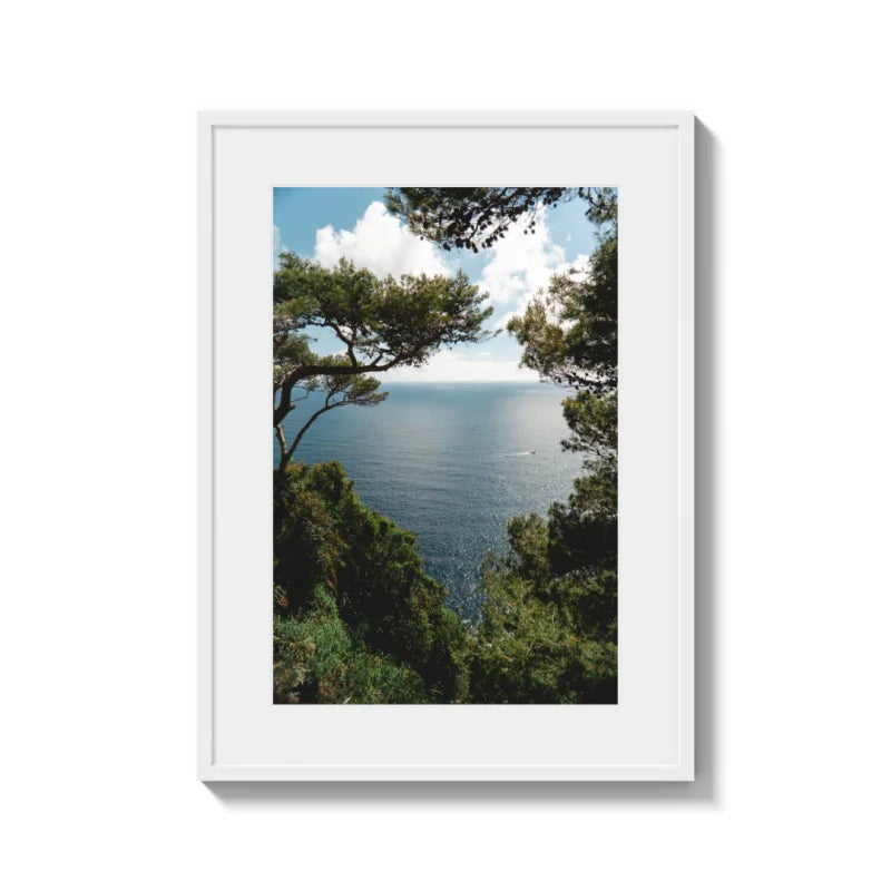 Framed Ocean View Fine Art Print - Framed Fine Art Prints