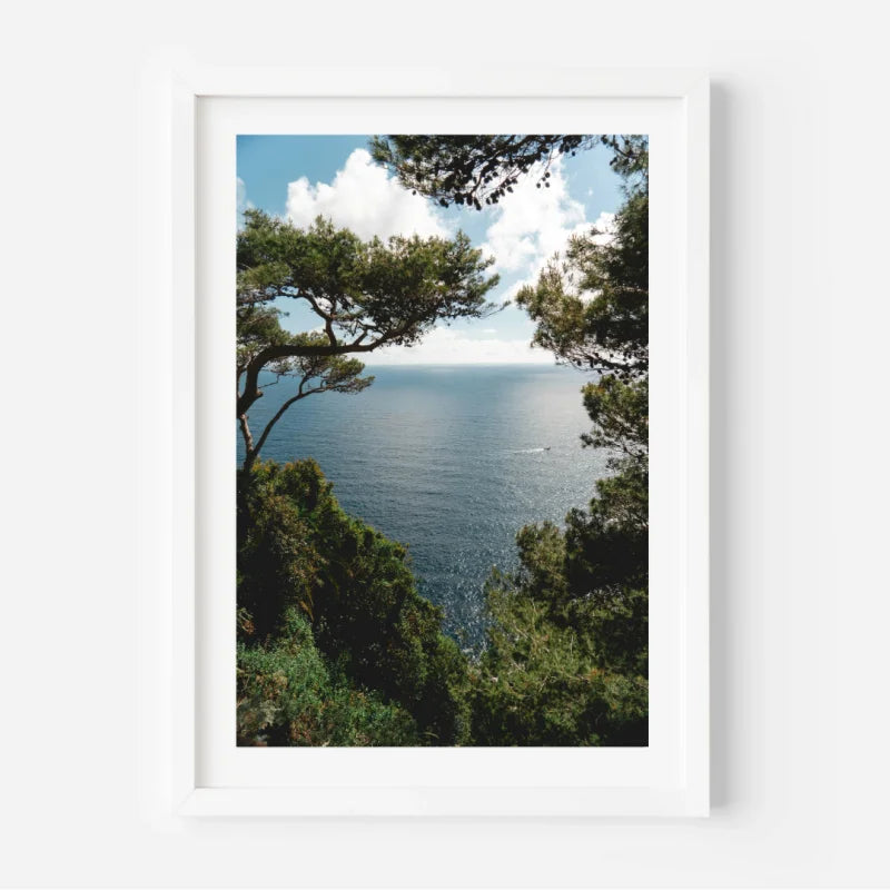 Framed Ocean View Fine Art Print - Framed Fine Art Prints