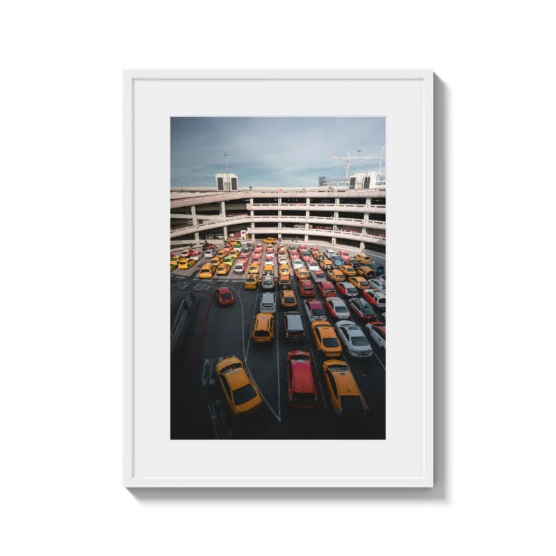 Framed Parking Lot Fine Art Prints - Framed Fine Art Prints