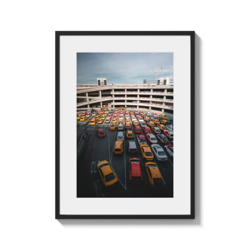 Framed Parking Lot Fine Art Prints - Framed Fine Art Prints