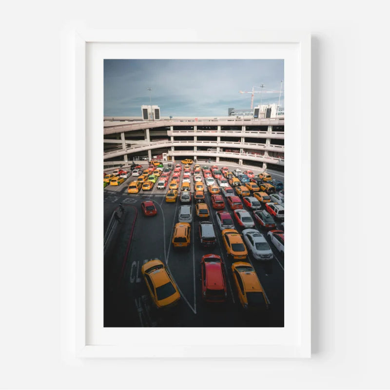 Framed Parking Lot Fine Art Prints - Framed Fine Art Prints