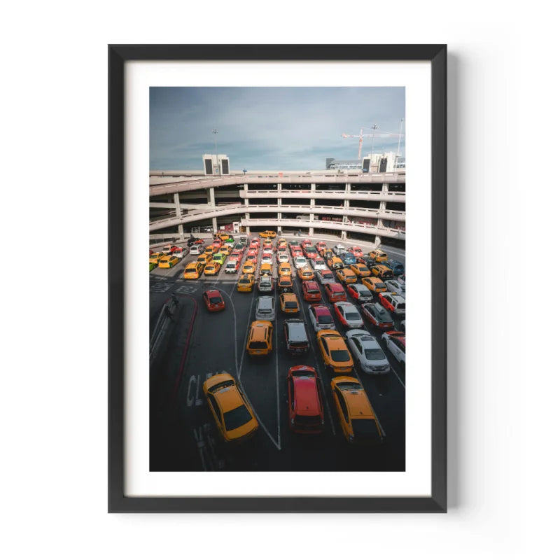 Framed Parking Lot Fine Art Prints - Framed Fine Art Prints