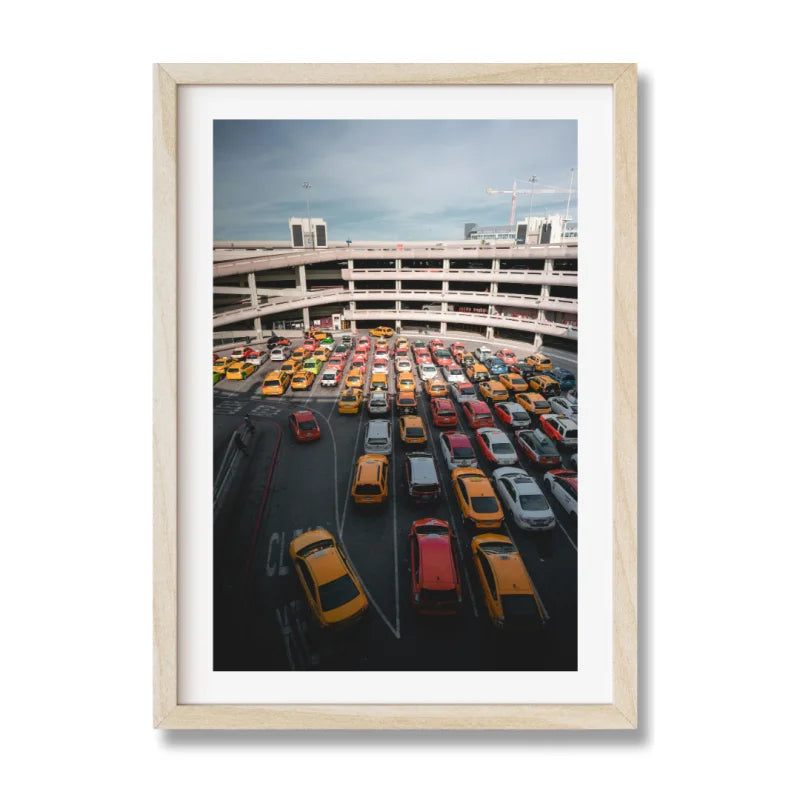 Framed Parking Lot Fine Art Prints - Framed Fine Art Prints