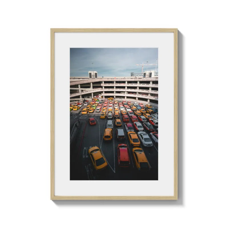 Framed Parking Lot Fine Art Prints - Framed Fine Art Prints