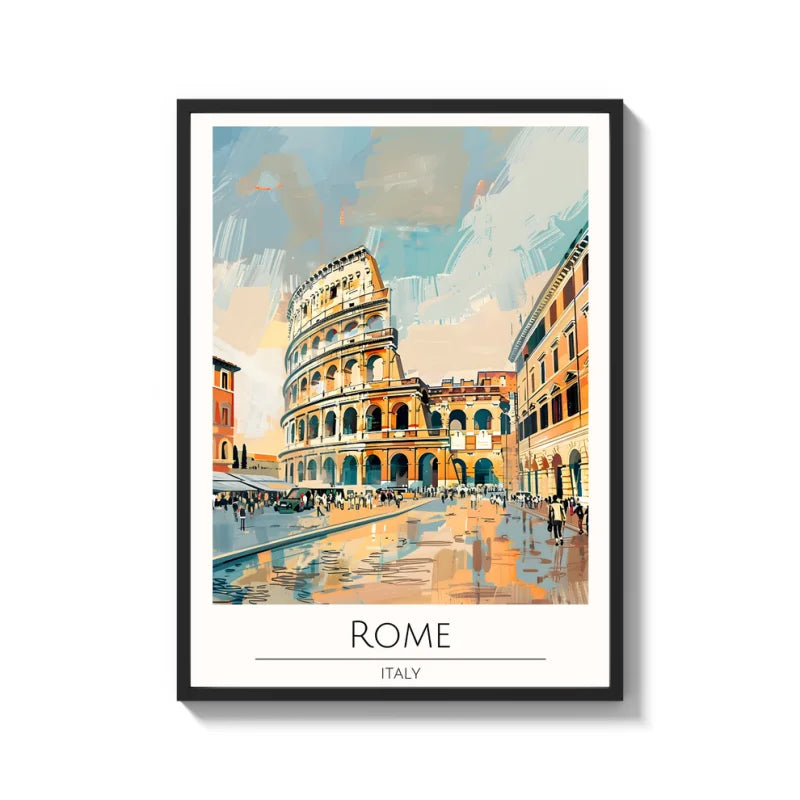 Framed Rome Canvas Prints World Tour Collection - Ready to Hang Canvas Prints