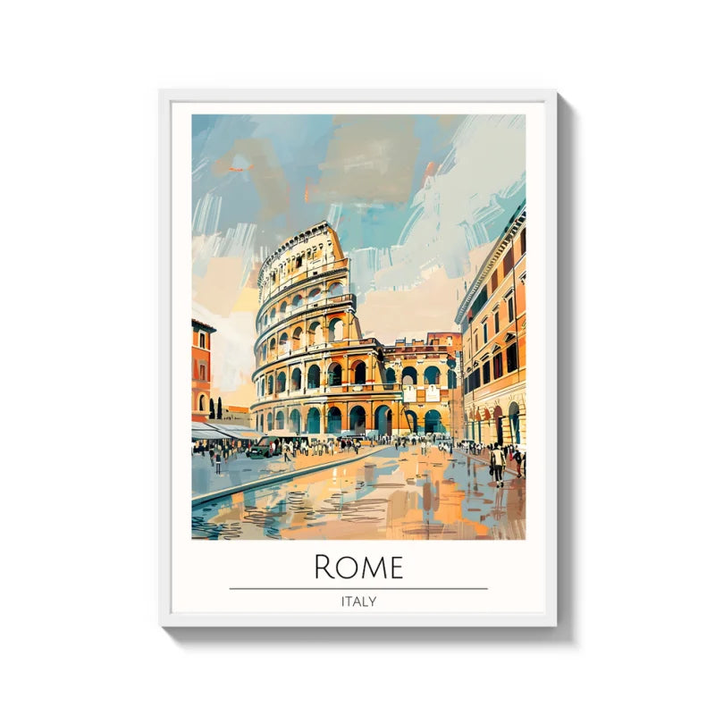 Framed Rome Canvas Prints World Tour Collection - Ready to Hang Canvas Prints