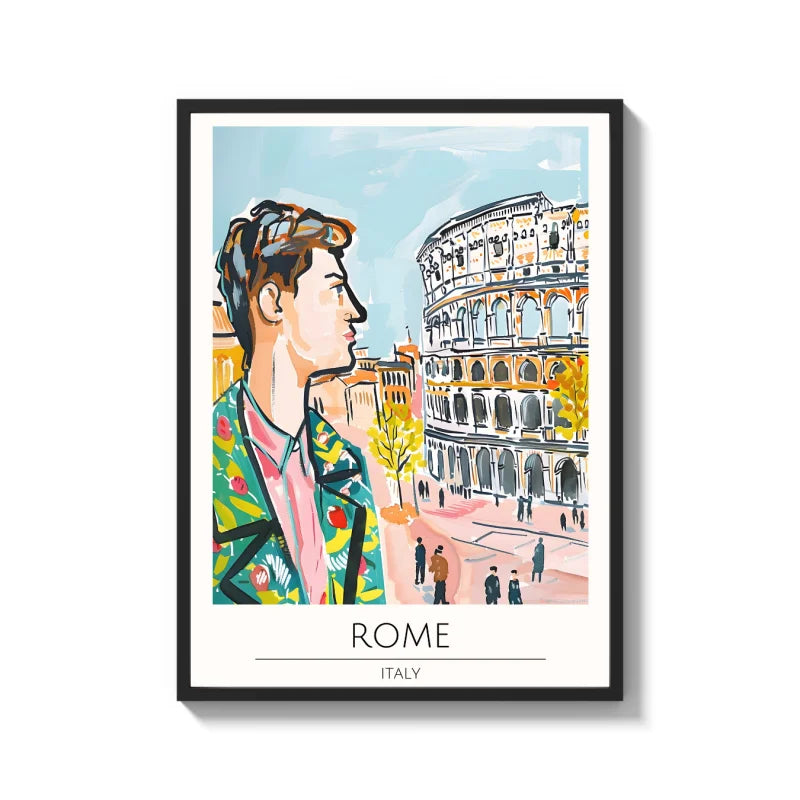 Framed Rome Canvas Prints World Tour Collection - Ready to Hang Canvas Prints